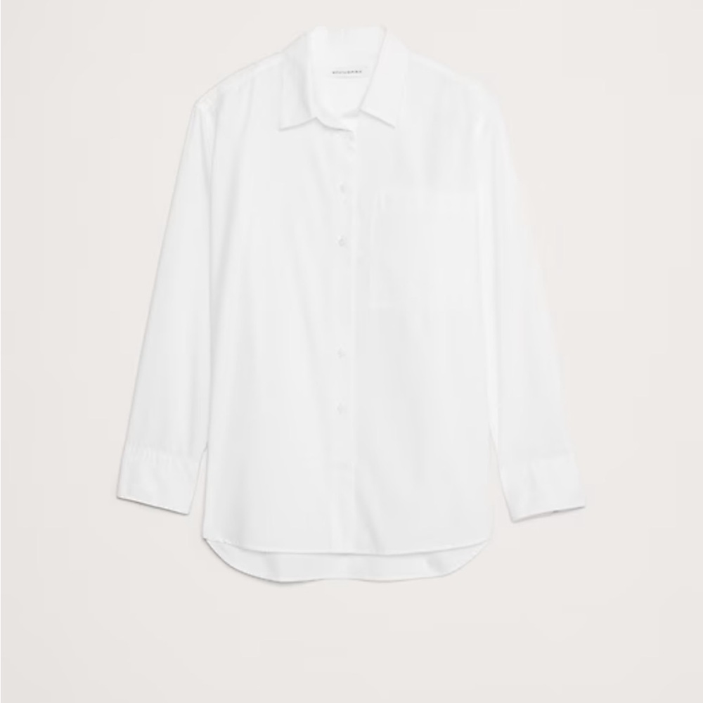 Banana Republic The Oversized Shirt - Pink